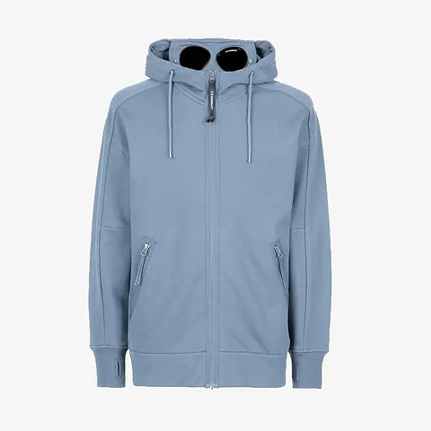 goggle hoodie - Blue