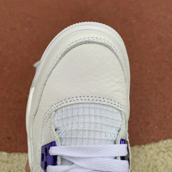 retro metallic purple sneakers