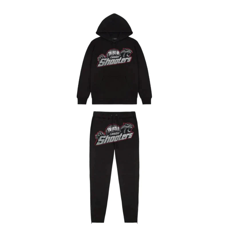 Trapstar London Shooters tracksuit - Grey/Black/Red