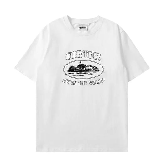 Alcatraz T-Shirt - Black and white