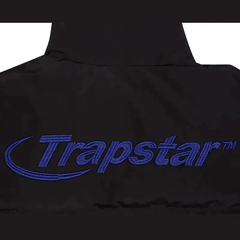 Trapstar Hyperdrive Puffer Jacket - Blue and black
