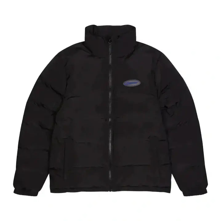 Trapstar Hyperdrive Puffer Jacket - Blue and black
